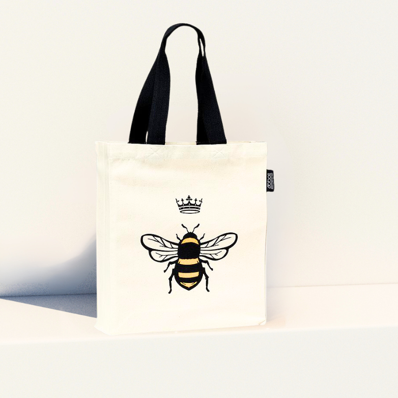 Queen Bee Canvas Tote Bag - Bee By The Sea